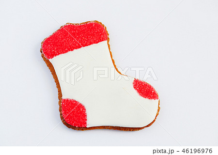 The hand-made eatable cookie of a boot The hand-made eatable cookie of a boot 46196976