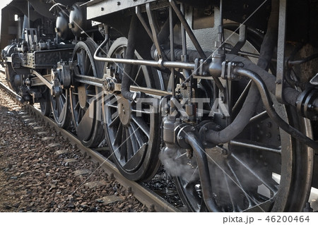 Steam Locomotive Closeup Steam Locomotive Closeup 46200464