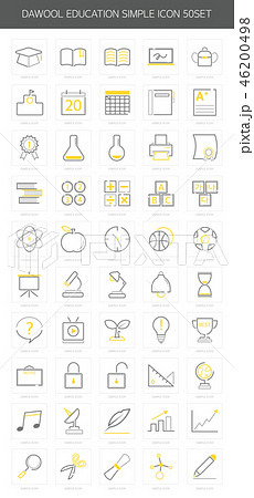 アイコン 教育 本 46200498