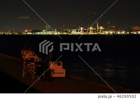 工場夜景と冬の夜釣り 46200502