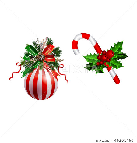 Christmas festive decoration from christmas tree branches Christmas festive decoration from christmas tree branches 46201460