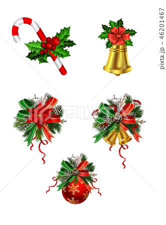 Christmas festive decoration from christmas tree branches 46201467