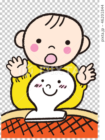 お餅を焼く 46201844