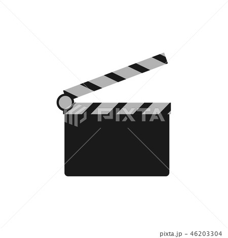 Clapperboard film logo icon design template Clapperboard film logo icon design template 46203304