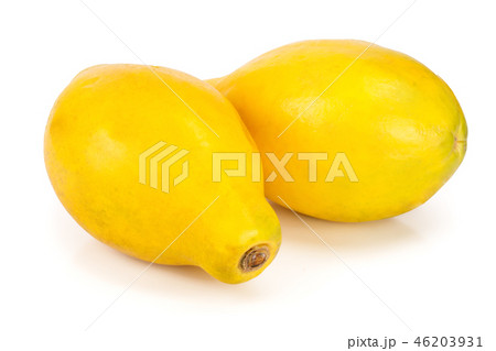 ripe papaya isolated on a white background ripe papaya isolated on a white background 46203931