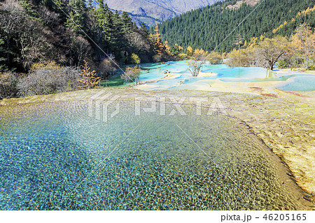黄龍 九寨溝 中国の 46205165