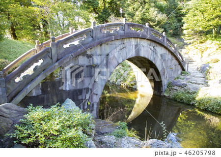 小石川後楽園　円月橋 46205798