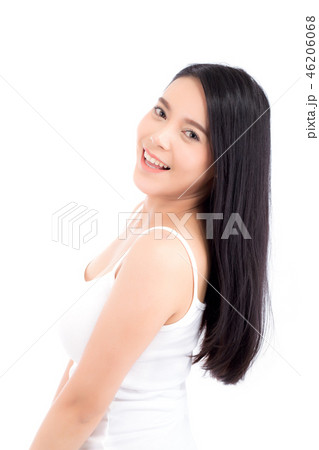 Portrait beautiful asian woman makeup of cosmetic Portrait beautiful asian woman makeup of cosmetic 46206068