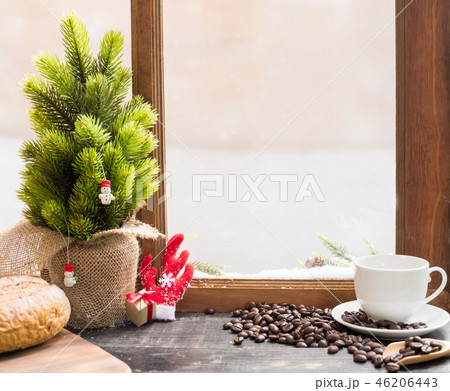 Christmas and Happy New Year on Winter december 46206443