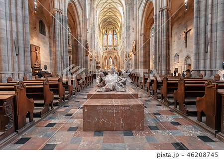 interior of Vitus Cathedral, Czech Republic 46208745