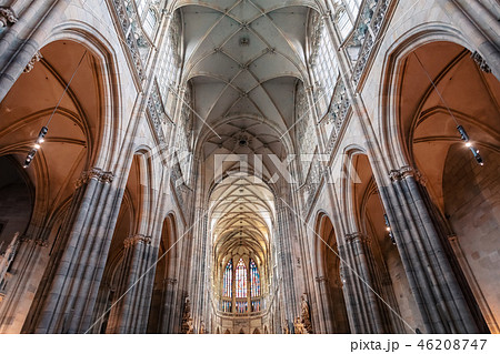 interior of Vitus Cathedral, Czech Republic 46208747