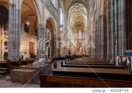 interior of Vitus Cathedral, Czech Republic 46208748