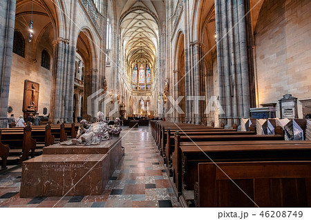 interior of Vitus Cathedral, Czech Republic 46208749