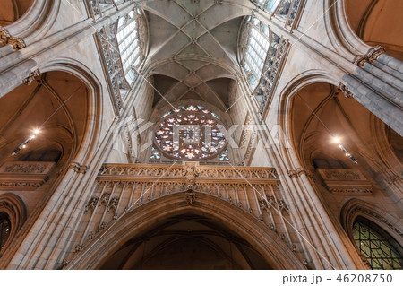 interior of Vitus Cathedral, Czech Republic interior of Vitus Cathedral, Czech Republic 46208750