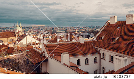 traditional Prague city photo 46208757