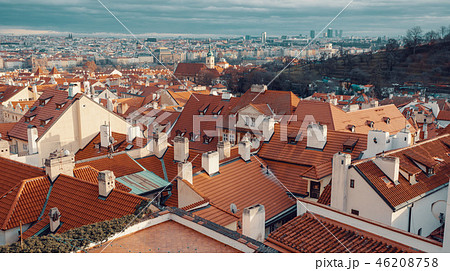 traditional Prague city photo 46208758
