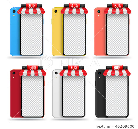 Smartphone with roof shop Smartphone with roof shop 46209000