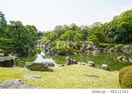 京都 二条城二の丸庭園の池 京都 二条城二の丸庭園の池 46212161