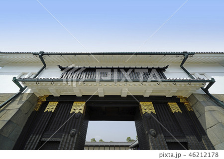 京都　二条城　東大手門 46212178