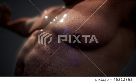 The smell of sweat. fat guy without a shirt The smell of sweat. fat guy without a shirt 46212362