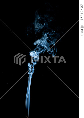 White smoke on black background White smoke on black background 46212407
