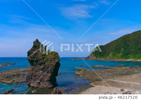 追分ソーランラインの海岸線風景 46217520