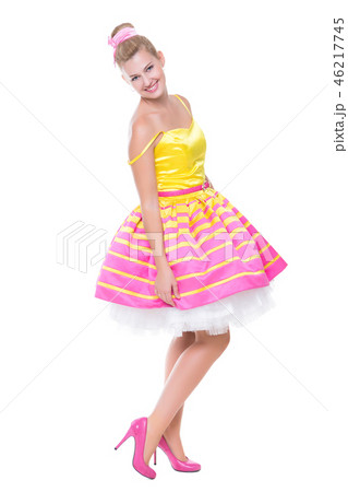 Cheerful young woman Cheerful young woman 46217745