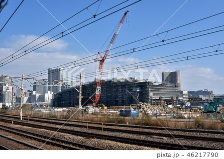建設中の新駅「高輪ゲートウェイ駅」 46217790