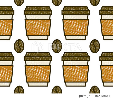 Coffee seamless pattern. Vector illustration  46218681