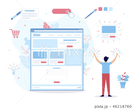 Website builder concept 46218760