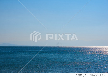 Sailboat on a trip 46220139