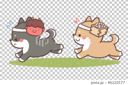 節分柴犬（梅なし） 46220577