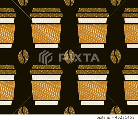 Coffee seamless pattern. Vector illustration Coffee seamless pattern. Vector illustration 46221455