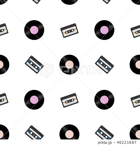 1980s retro seamless pattern. 46221687