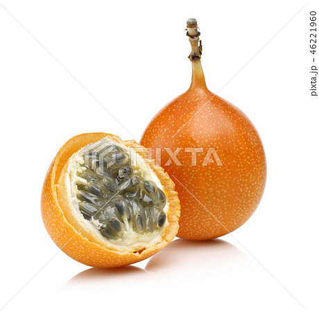 Fresh granadilla isolated on white background 46221960