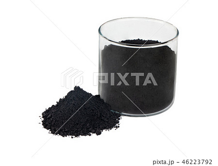 Black powder in glass 46223792