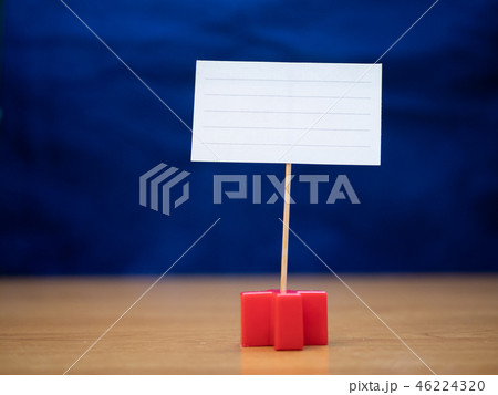 small name sign stand for business conference 46224320