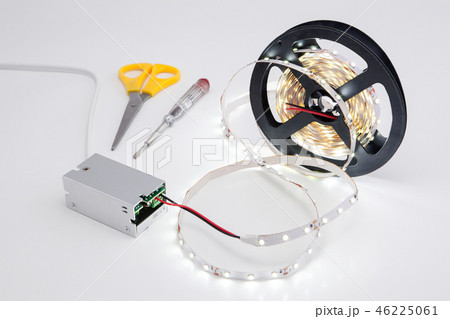 Coil  LED strip light and voltage transformer 46225061