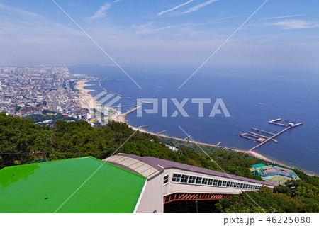 【兵庫県・観光名所】須磨浦山上遊園（須磨浦公園）展望台からの眺望 46225080
