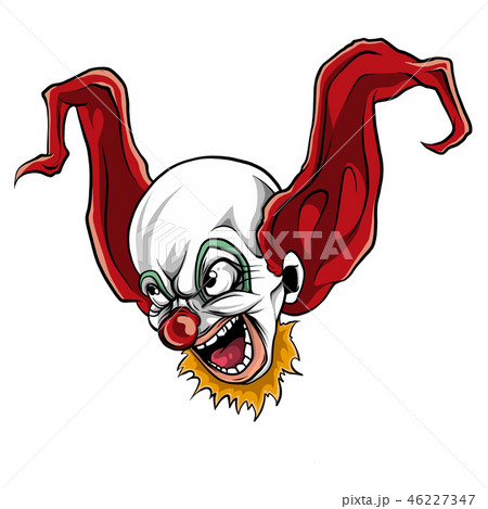 vector illustration of face evil killer clown vector illustration of face evil killer clown 46227347
