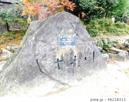 東行庵にあるしめだ川郷土賞受賞記念碑 46228313