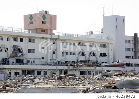 2011年　東日本大震災　宮城県　南三陸町　3.11 46229472