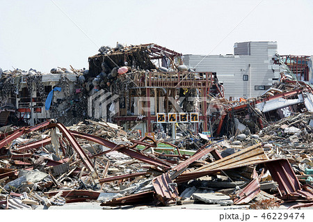 2011年　東日本大震災　宮城県　南三陸町　3.11 46229474