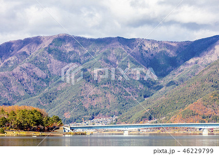 Autumn Fuji Kawaguchiko scenic view of lake, mount Autumn Fuji Kawaguchiko scenic view of lake, mount 46229799