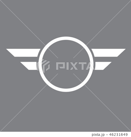 Wing and circle pattern design Wing and circle pattern design 46231649