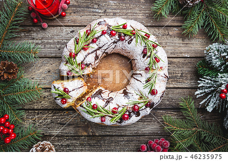 Homemade christmas cake Homemade christmas cake 46235975