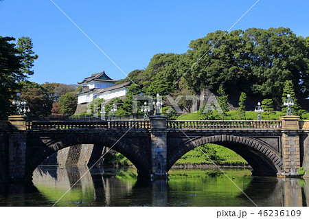 皇居 二重橋 皇居 二重橋 46236109