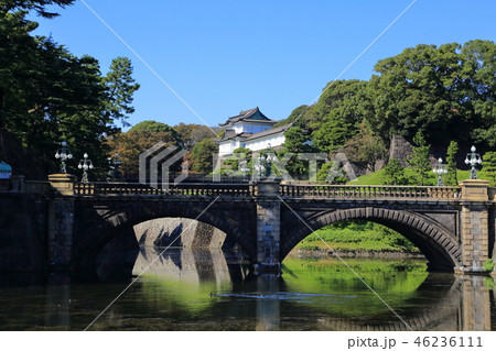 皇居　二重橋 46236111