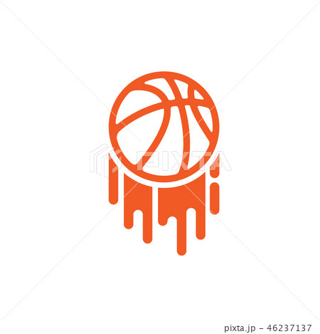 Painting basketball symbol 46237137