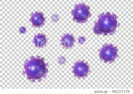 インフルエンザのイラスト 透過イメージ (コンピューターグラフィック) インフルエンザのイラスト 透過イメージ (コンピューターグラフィック) 46237176